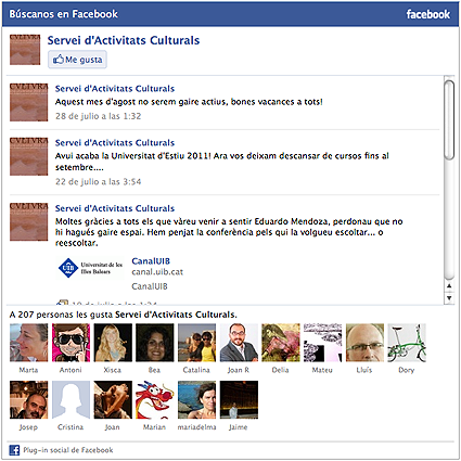 Mur del Facebook
