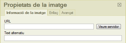 Camp de "Text alternatiu" per les imatges