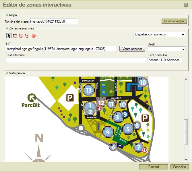 mapa imatge campus